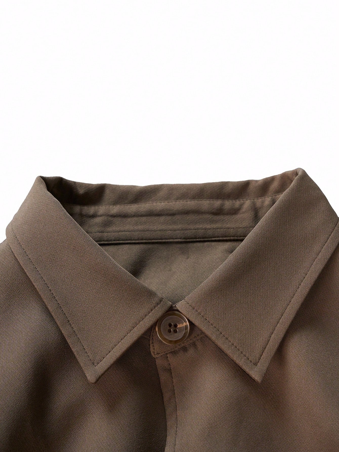 Men's Vintage Coin Pattern Jacket, Casual Urban Commute Outdoor Wear, Collared Shirt-Style Outerwear, Winter