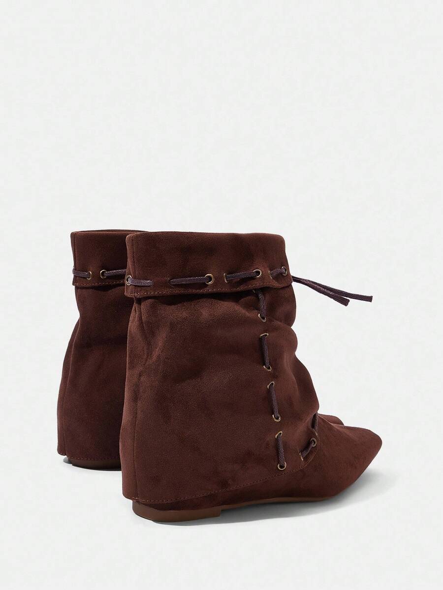 CUCCOO BIZCHIC New Women Retro Style Ankle Boots