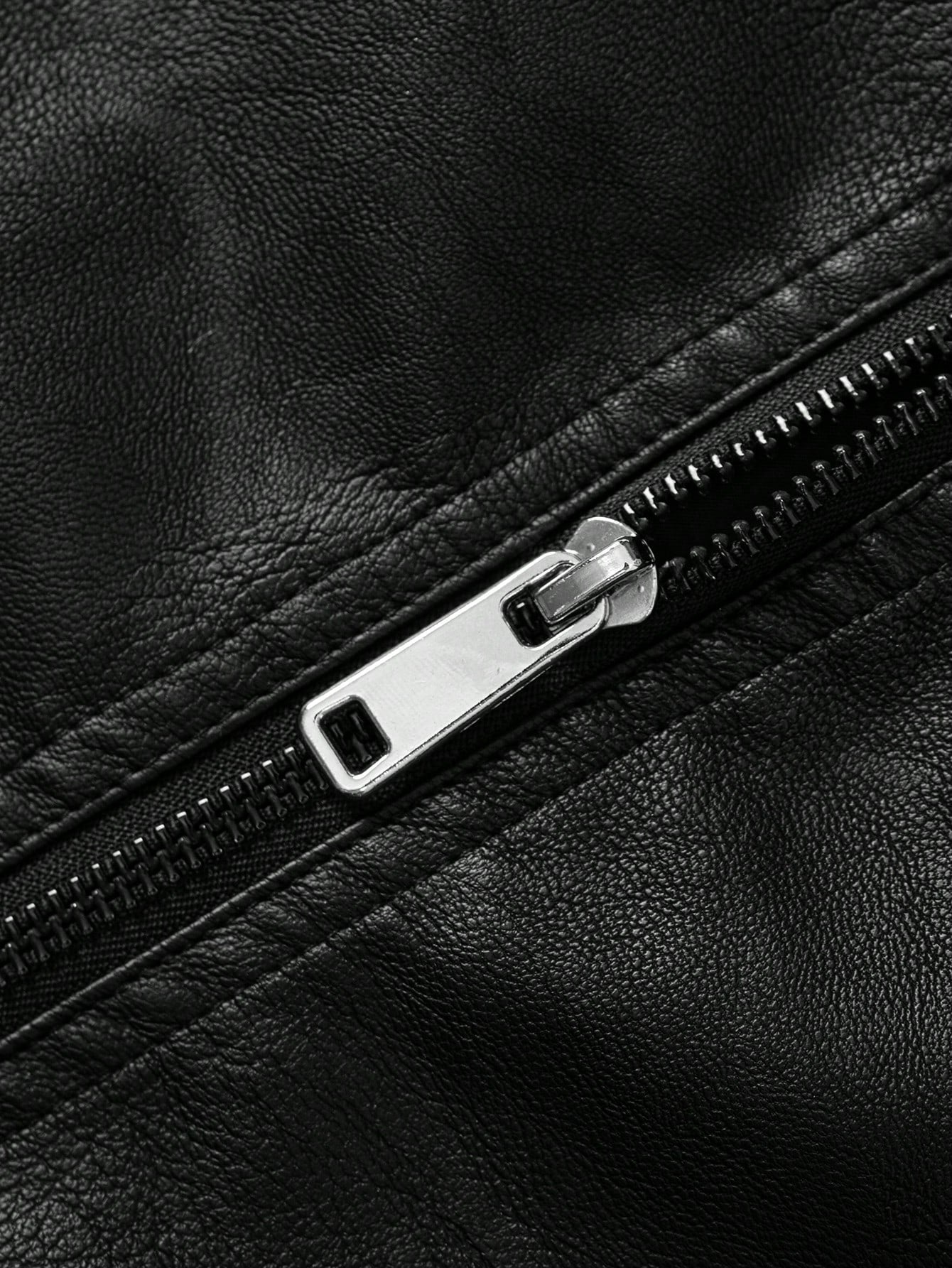 Men's Autumn/Winter Motorcycle Jacket, Korean Style PU Leather Stand Collar Casual Leather Coat
