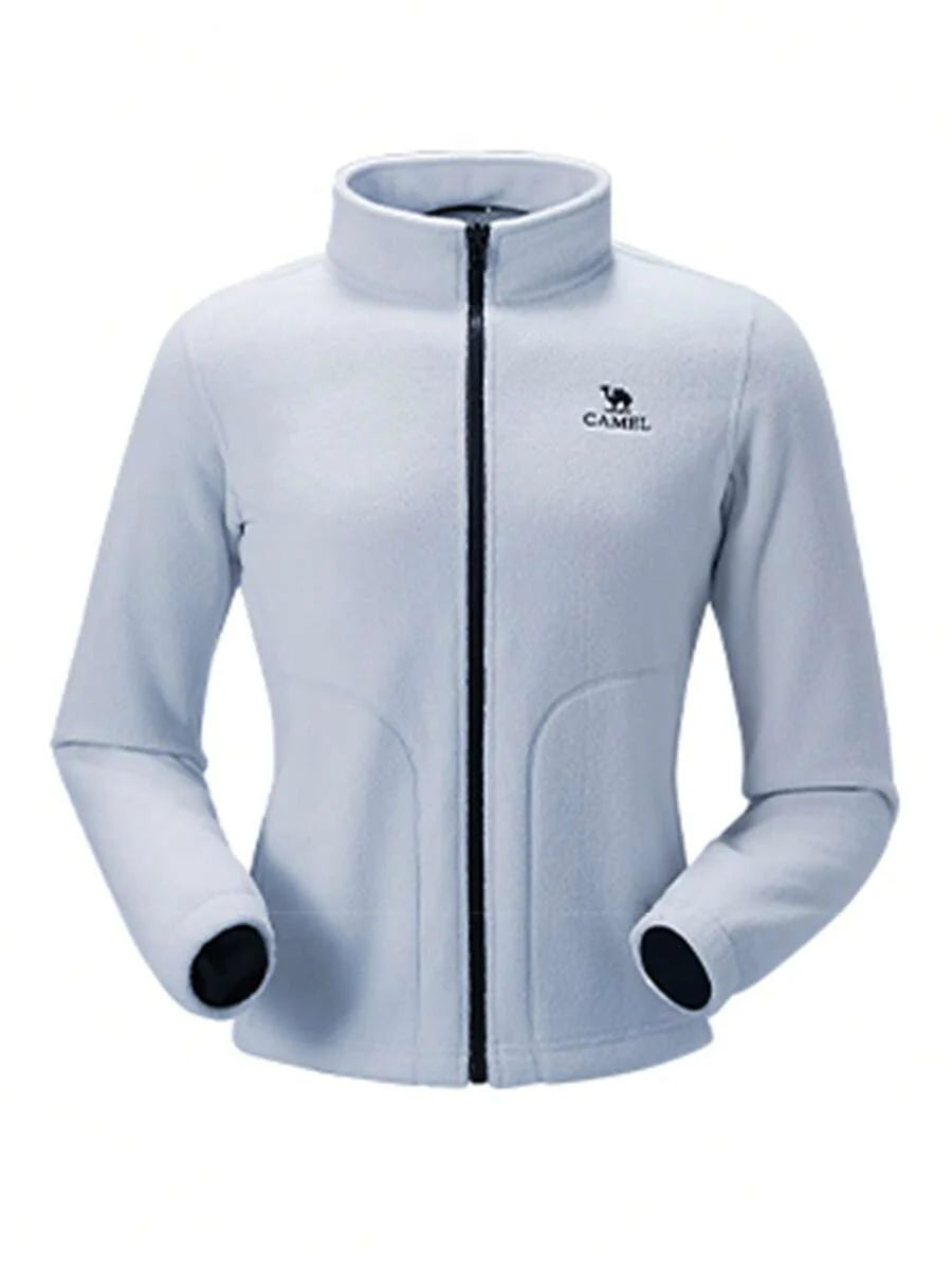 CAMEL CROWN Women's Outdoor Jacket With Detachable Windproof And Waterproof Fleece Warm Hiking And Mountaineering Jacket
