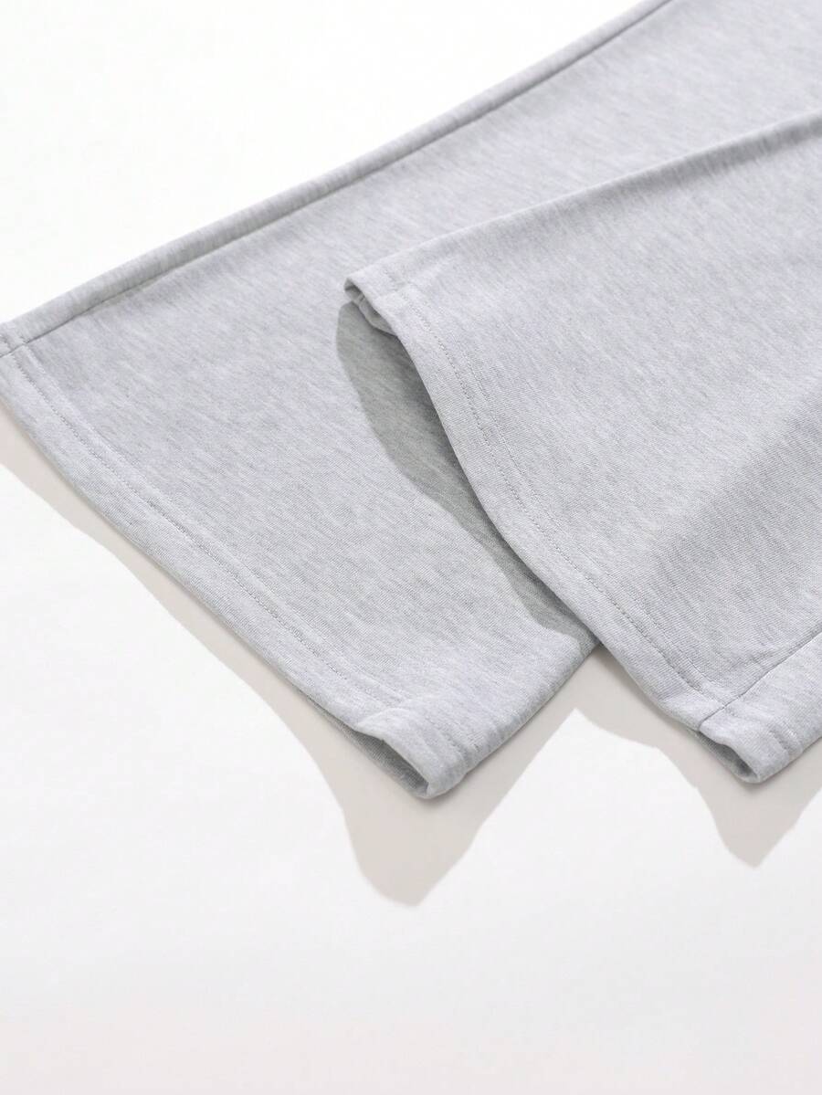 Men's Lightweight Knit Pants, Fashion Versatile Casual High Street Jogging Trousers, Oversized Loose Fit With Drawstring Waist And Pockets, Durable, Suitable For Autumn, Great Gift For Husband Or Boyfriend, Wear For Street, Commute, Outdoor, Vacation