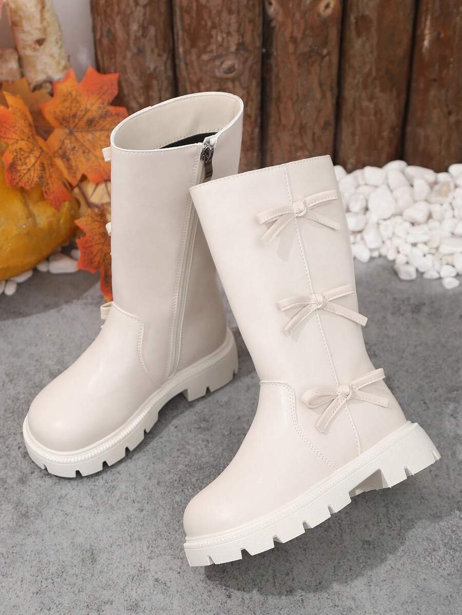1 Pair Toddler Girls' Soft Boots