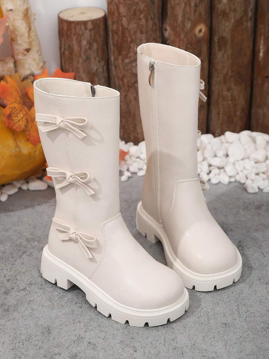 1 Pair Toddler Girls' Soft Boots