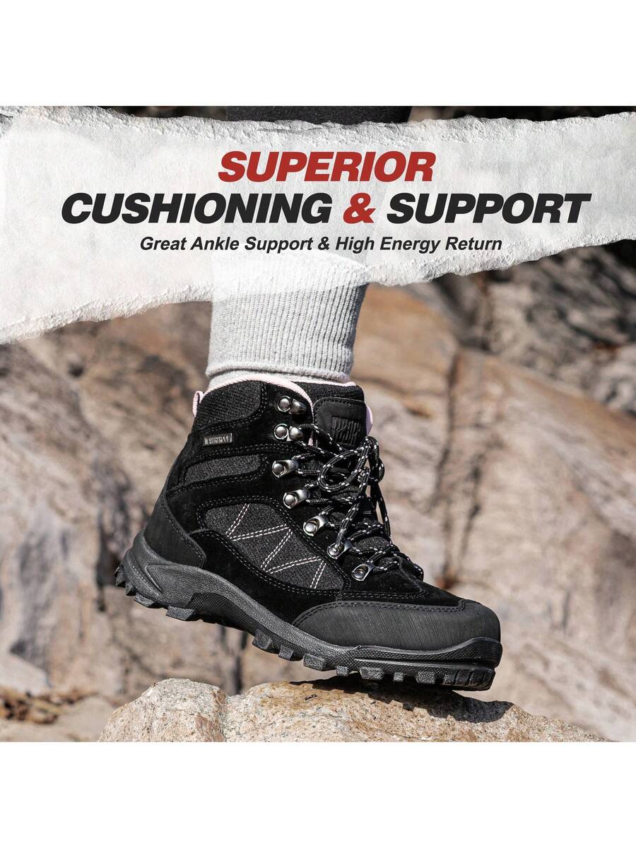 Hiking Boots Womens Waterproof Outdoor Womens Hiking Boots Trekking Camping Trail Boots