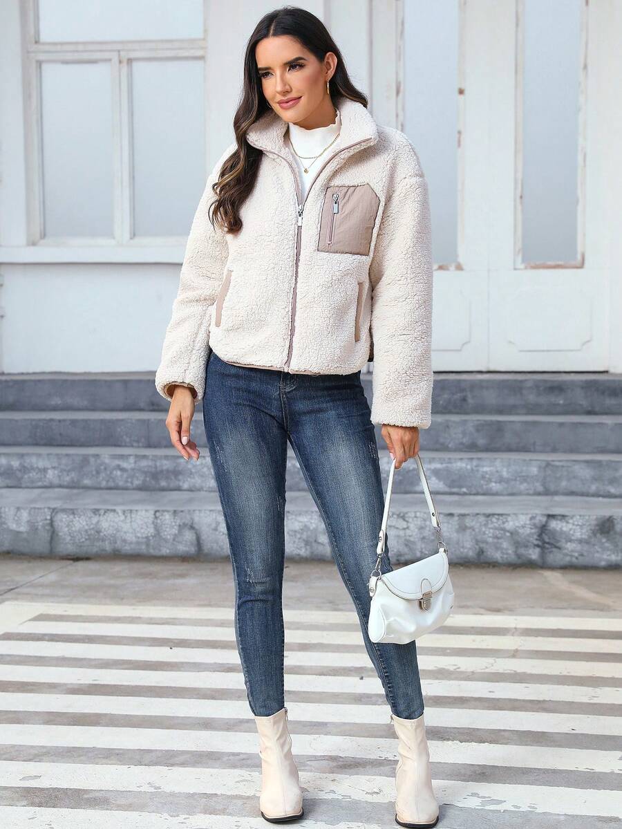 Women's Casual Faux Fur Jacket For Autumn/Winter