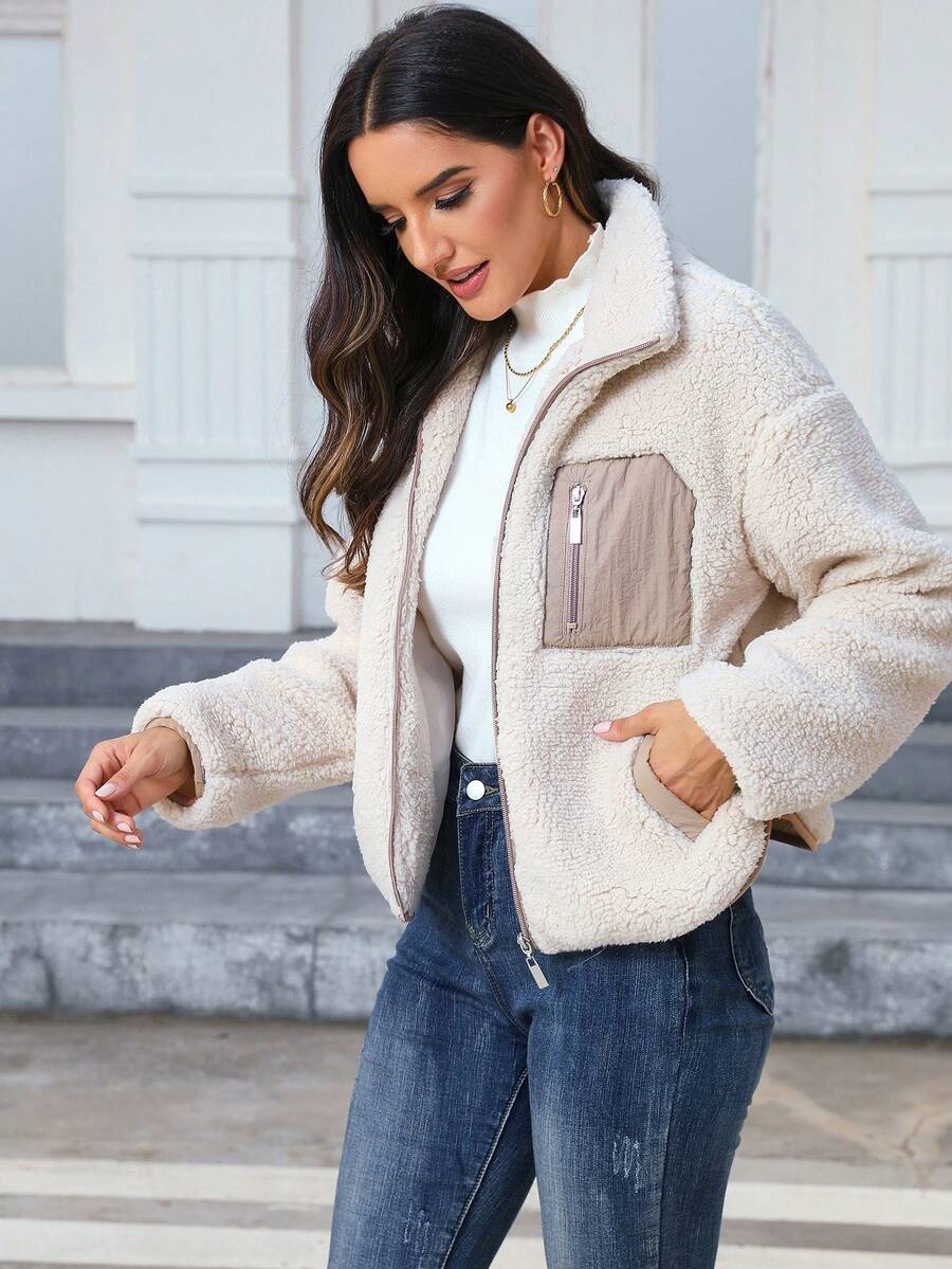 Women's Casual Faux Fur Jacket For Autumn/Winter