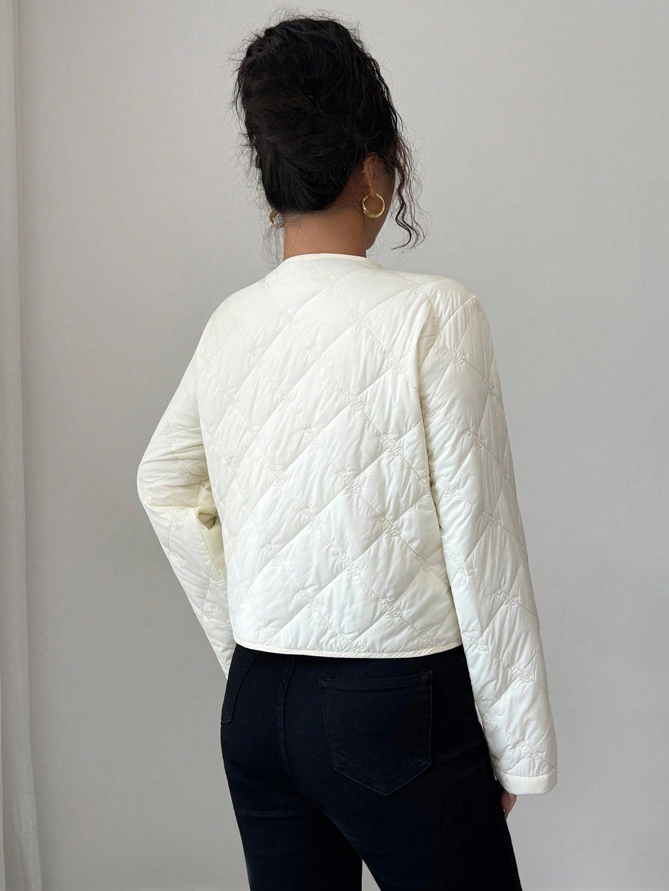 Elenzga Elegant And Vacation-Style Cotton-Padded Jacket For Ladies In Autumn And Winter