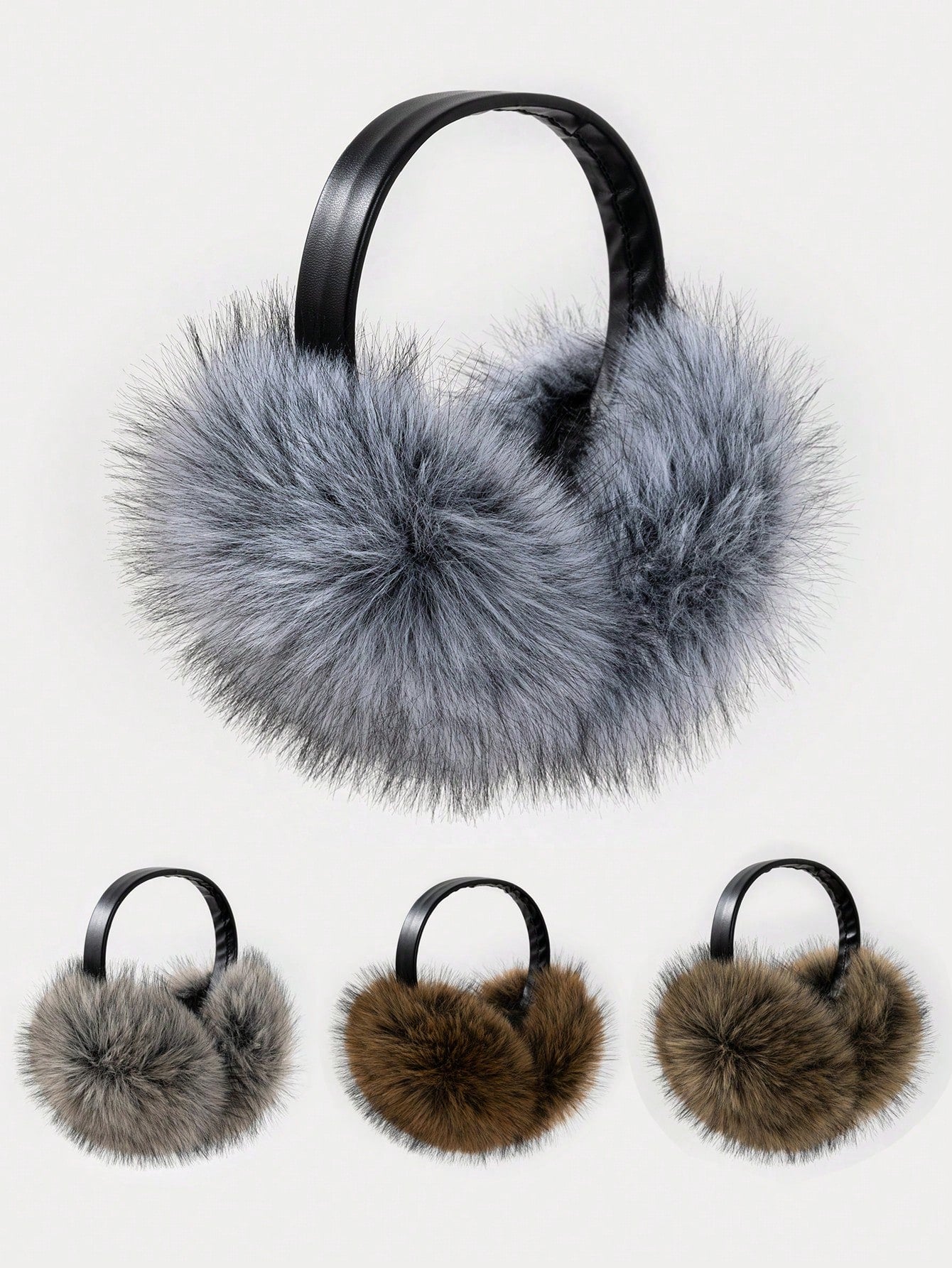 1pc Men's Plush Minimalist Earmuffs, Suitable For Winter Warmth And Fashion