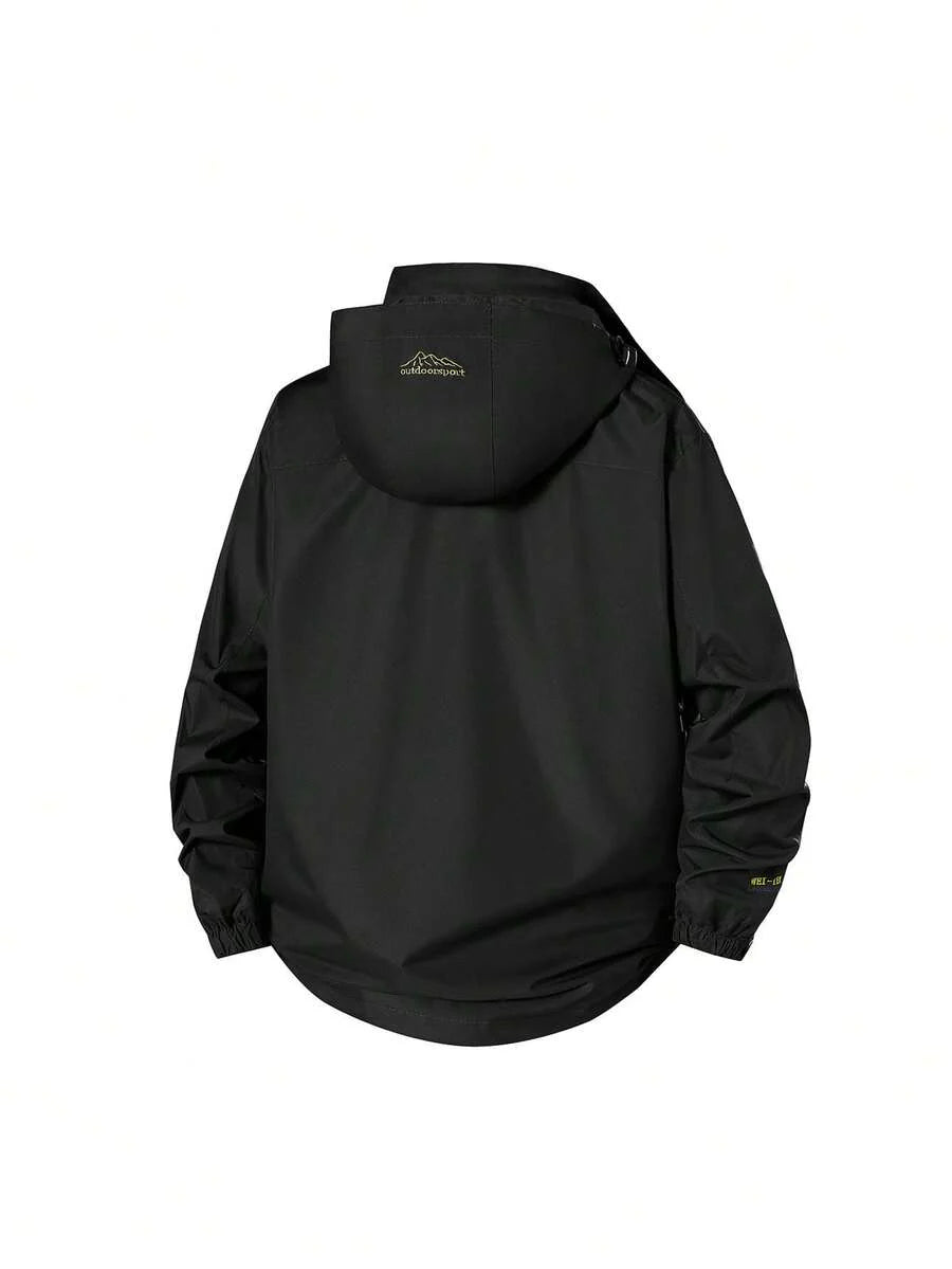 Unisex Outdoor Softshell Jacket, 3-In-1 Detachable Fleece Lining, Windproof Waterproof, Suitable For Autumn/Winter