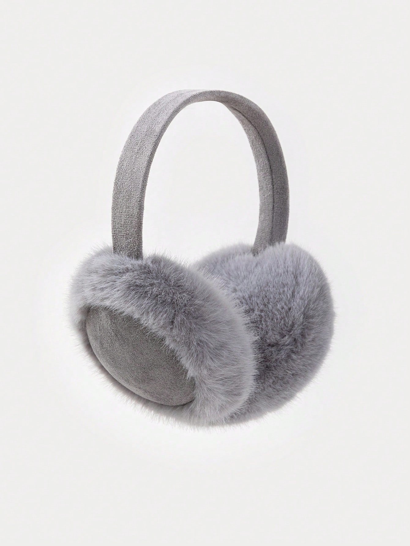 1pc Men's Faux Suede Fleece Ear Muffs, Versatile And Warm For Winter