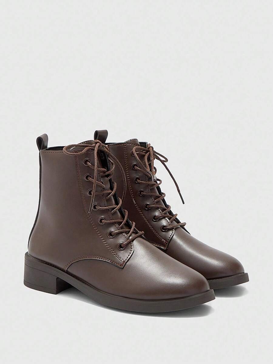 CUCCOO BIZCHIC New Women Retro Style Ankle Boots
