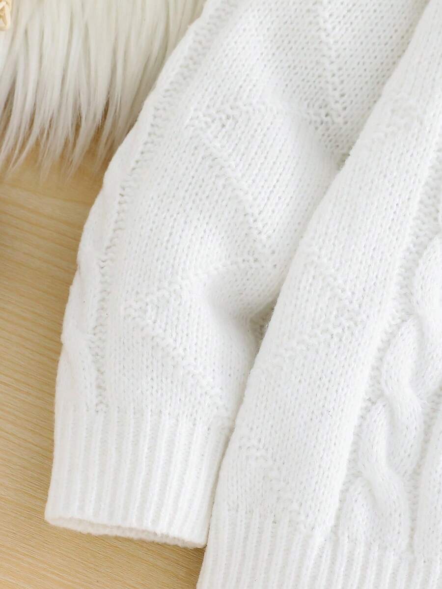 1pc Young Boys' Casual Comfortable Solid Color Versatile Loose Fit Turtleneck Sweater