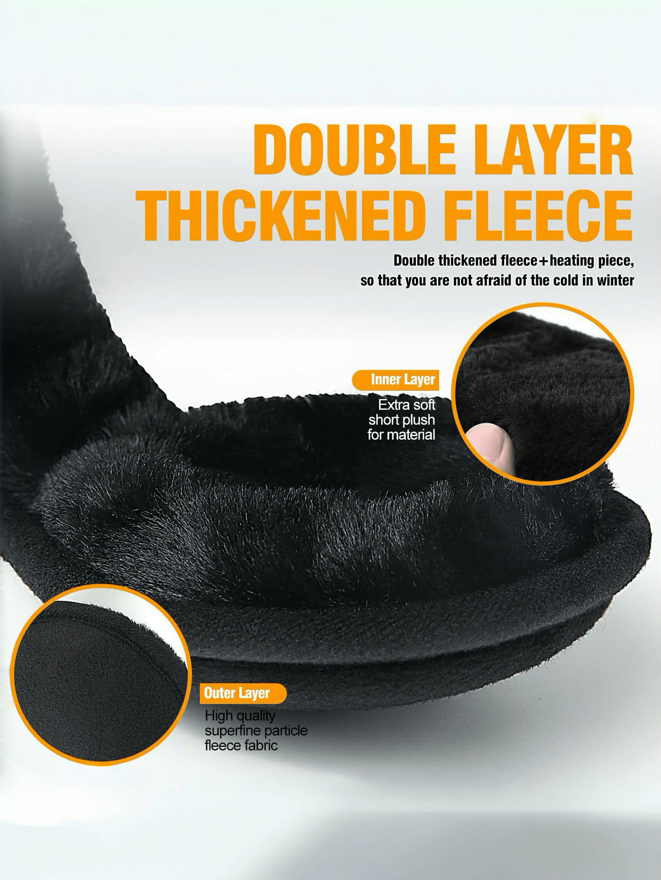 1 Piece, Men's and Women's Winter Warm Ear Muffs, Rear Ear Muffs, Autumn and Winter Windproof Ear Muffs, Cold Proof Ear Muffs, Suitable for Autumn and Winter Outings, Cycling Wear