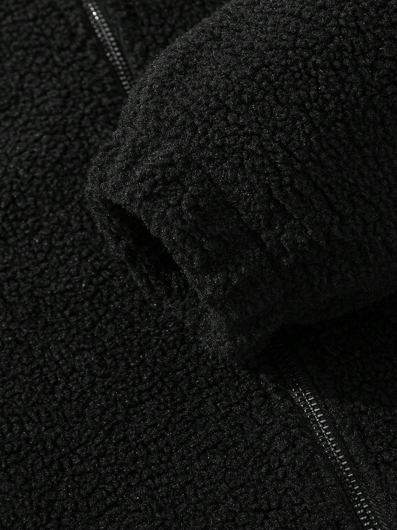 Men's Old Money Standing Collar Thickened Jacket , Fall Winter, Grunge, Fleece-Lined Jacket