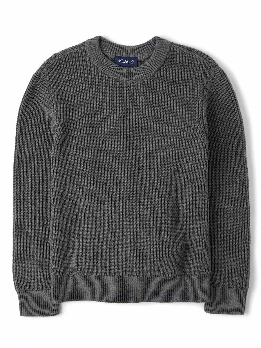 The Children's PLACE Boys Shaker Stitch Sweater