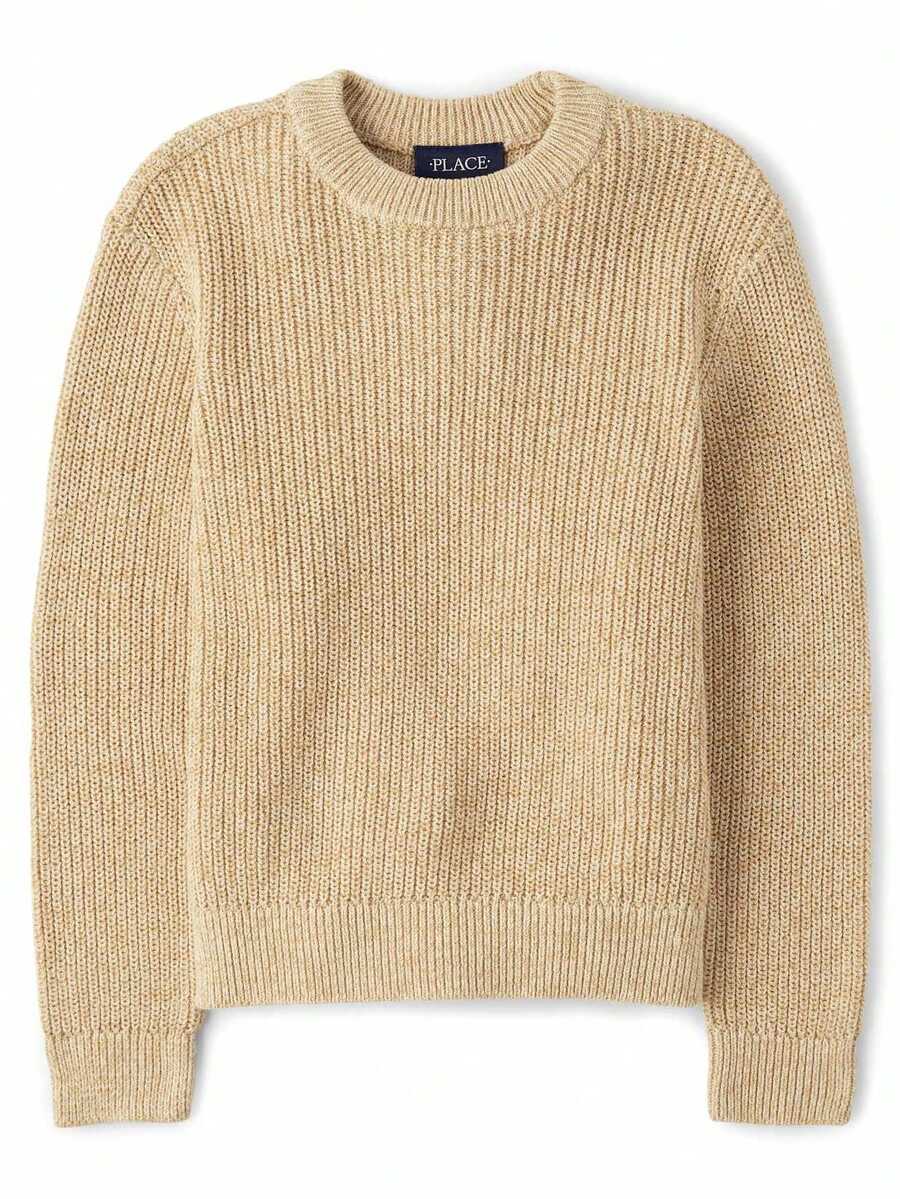 The Children's PLACE Boys Shaker Stitch Sweater