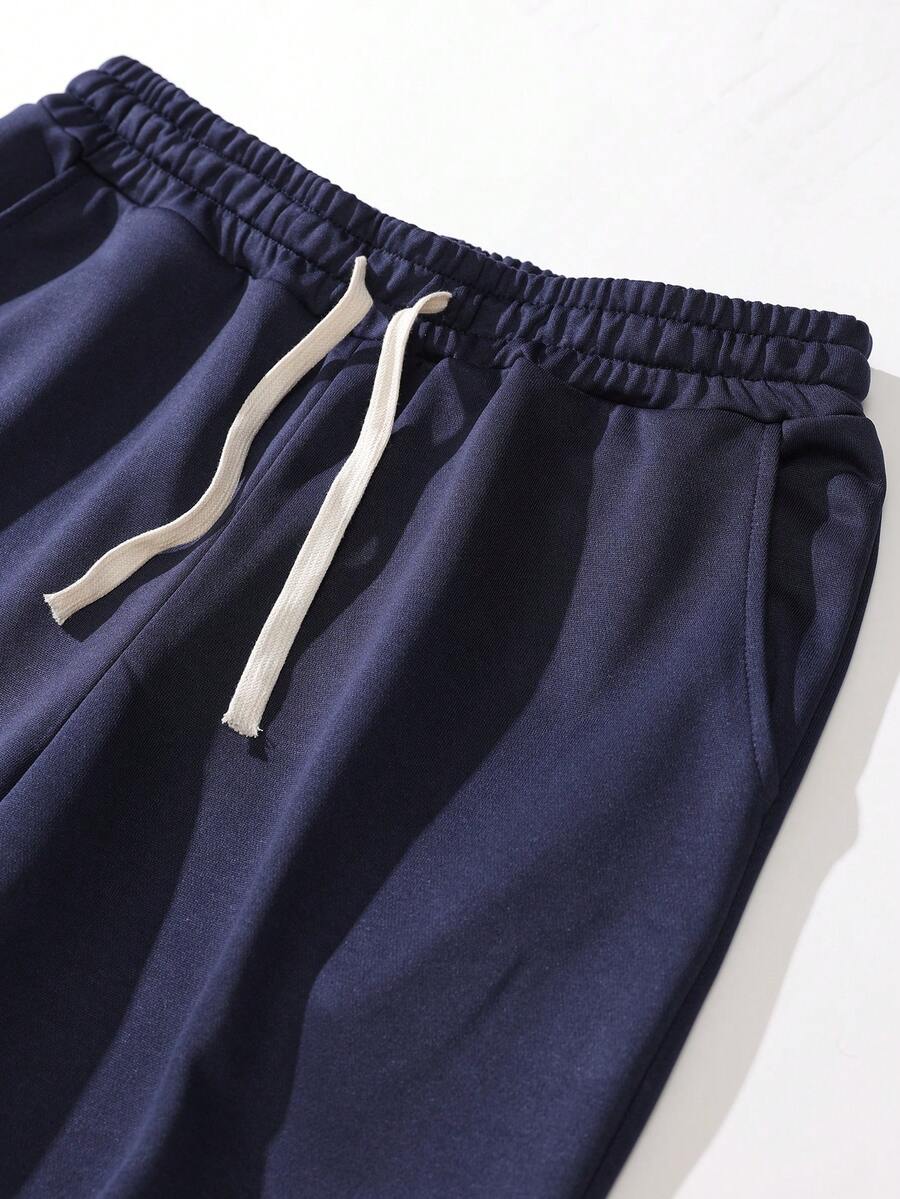 Men's Lightweight Knit Pants, Fashion Versatile Casual High Street Jogging Trousers, Oversized Loose Fit With Drawstring Waist And Pockets, Durable, Suitable For Autumn, Great Gift For Husband Or Boyfriend, Wear For Street, Commute, Outdoor, Vacation