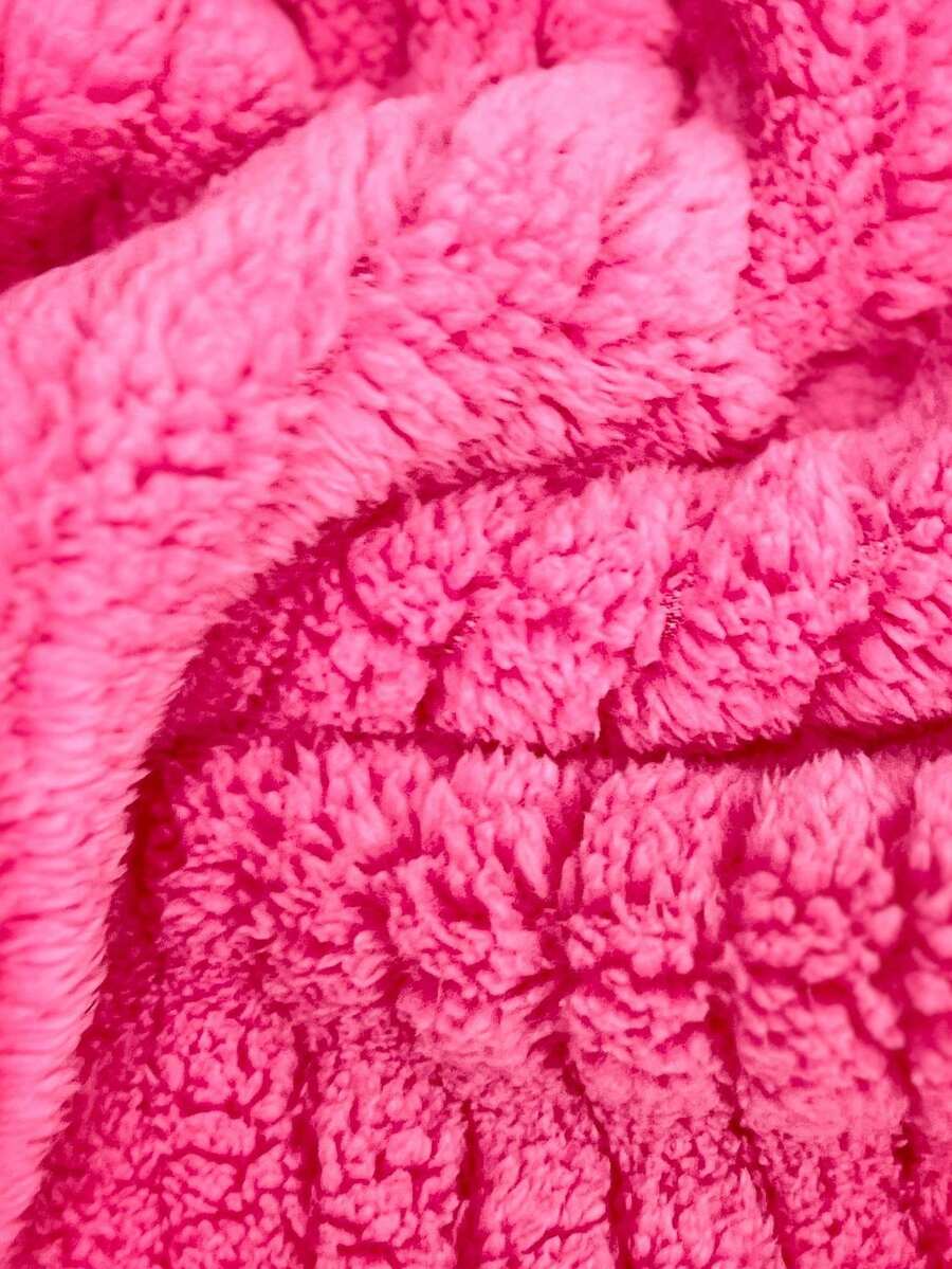 EMERY ROSE Flap Detail Fluffy Jacket Fall Winter Cloth For Women