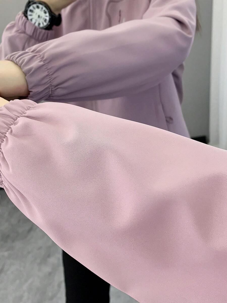 Minimalist Casual Outdoor Softshell Fleece Jacket For Women, Windproof Water-Resistant Breathable Warm Mountaineering Sportswear, Suitable For Hiking, Running, Trekking, Winter