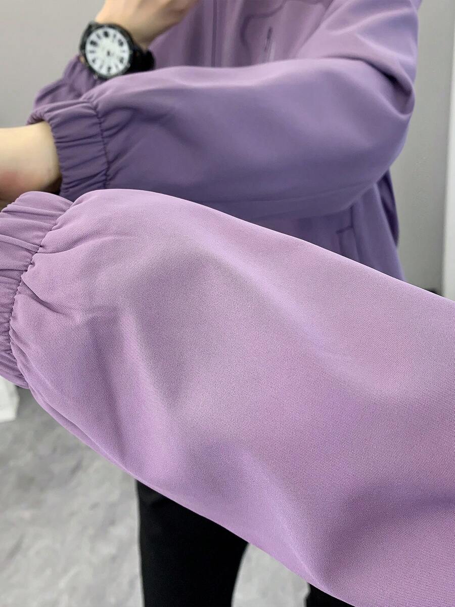 Minimalist Casual Outdoor Softshell Fleece Jacket For Women, Windproof Water-Resistant Breathable Warm Mountaineering Sportswear, Suitable For Hiking, Running, Trekking, Winter