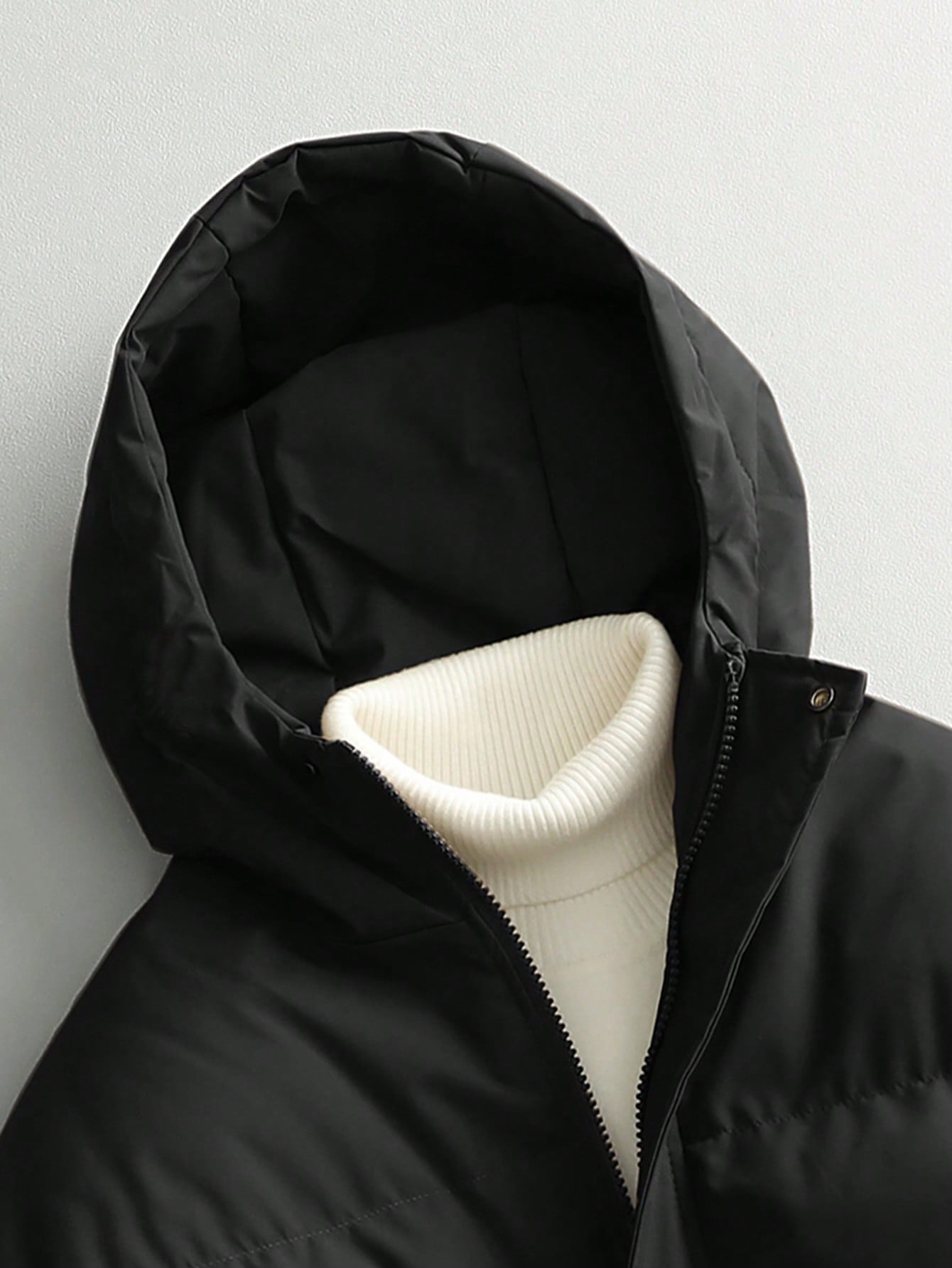 1pc Boys & Teens Casual Comfortable Jacket, Outdoor Hooded Cardigan Coat, Thick Warm Windproof For Autumn/Winter