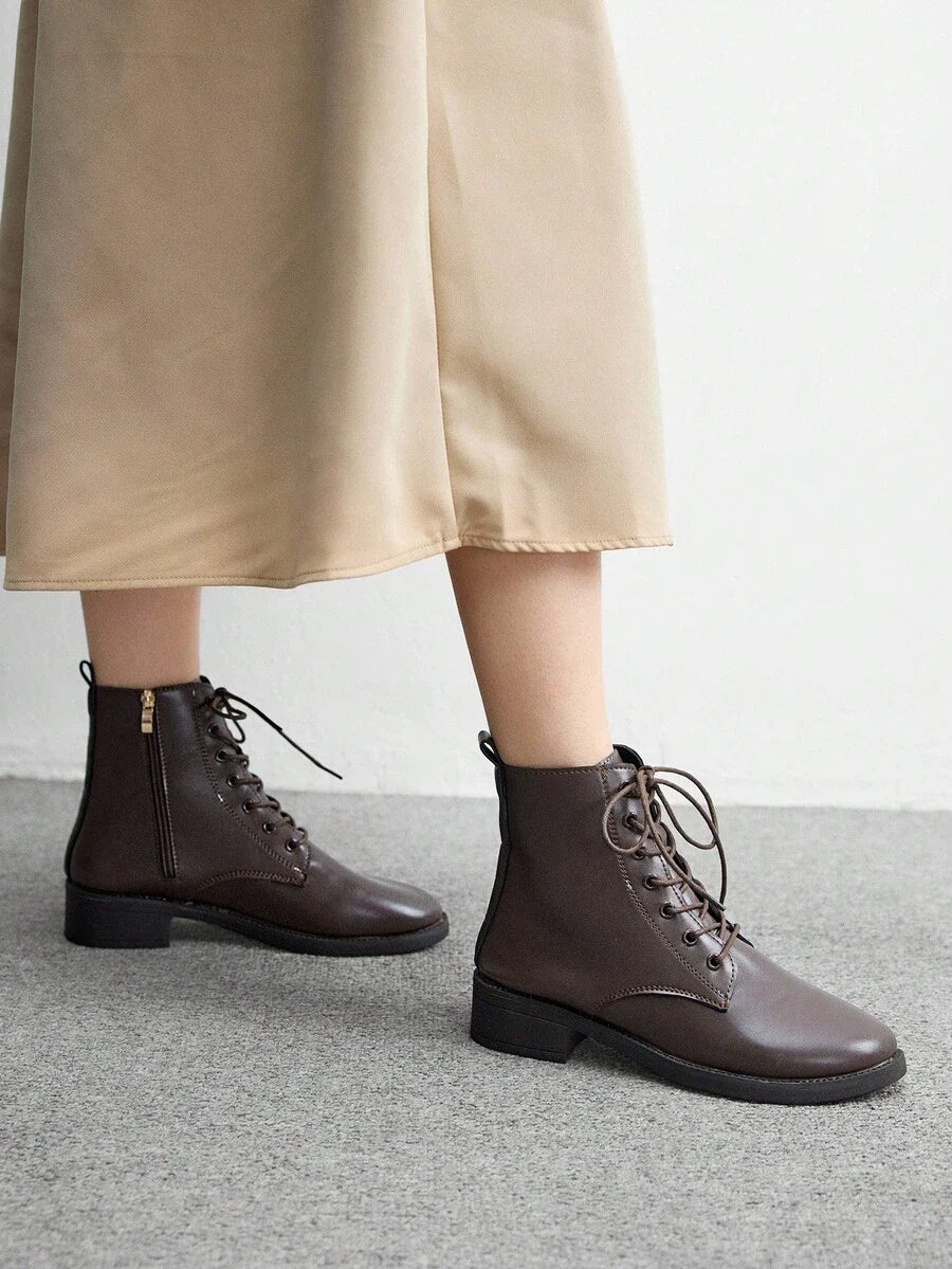 CUCCOO BIZCHIC New Women Retro Style Ankle Boots