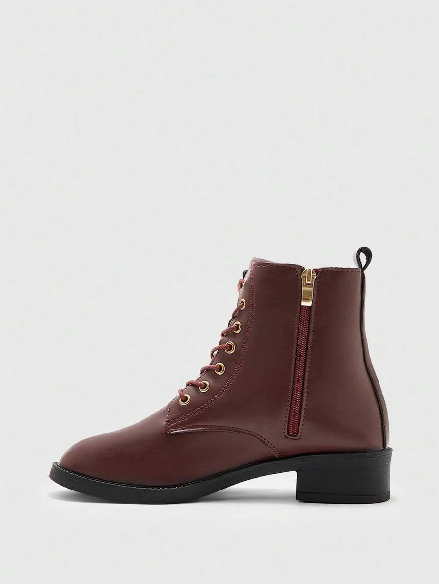 CUCCOO BIZCHIC New Women Retro Style Ankle Boots