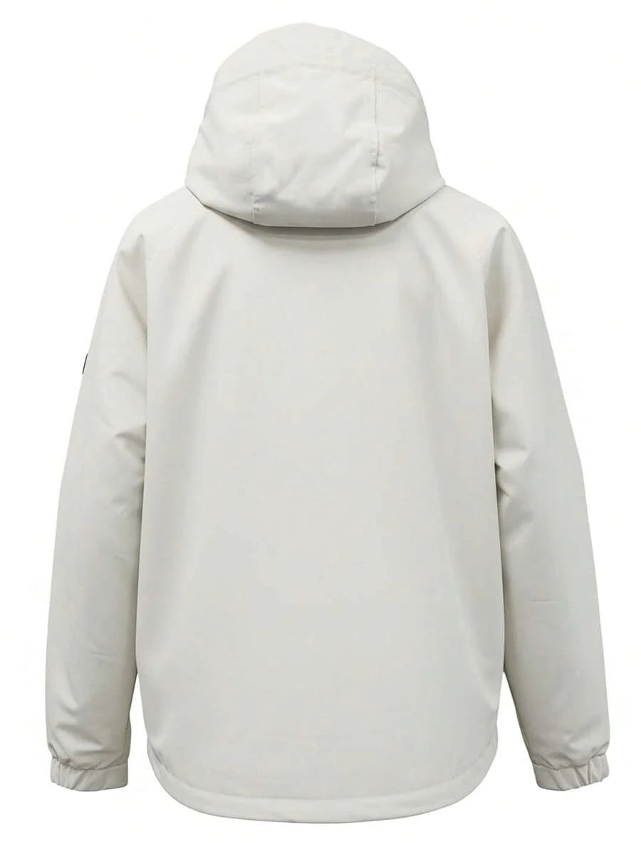 Women's Outdoor Waterproof Hooded Jacket - Warm Windproof Softshell Cargo Coat