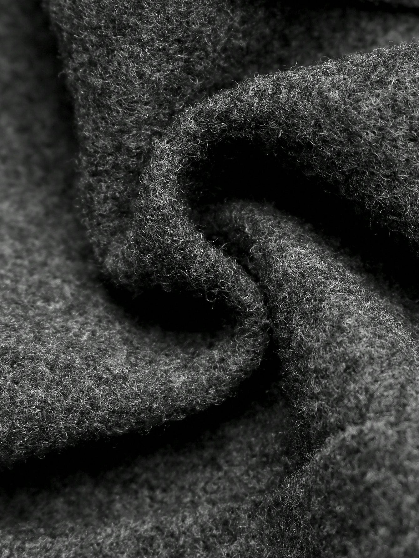 EMERY ROSE Women's Elegant Vintage Lapel Collar Double-Breasted Ruffle Hem Jacket, Autumn/Winter