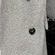 EMERY ROSE Women's Elegant Casual Commuter Gray Overcoat