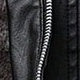 Plus Size Thermal-Lined PU Leather Jacket, Black Lapel Thermal-Lined Thick Motorcycle Leather Jacket, Suitable For Autumn/Winter