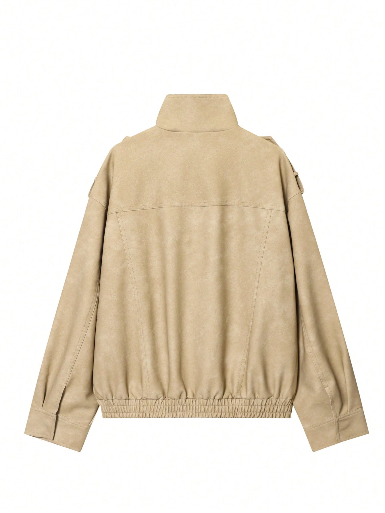 Autumn Bomber Jacket Winter Coat Female Zipper Outerwears PU Leather Jackets Long Sleeve Tops Fall Fashion Ladies Zip Up Varsity Jacket Streetwear Going Out Coats