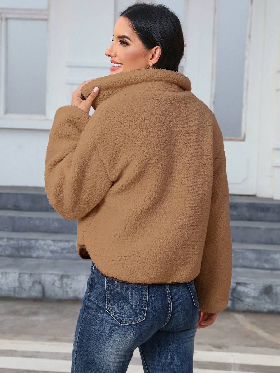 Women's Casual Faux Fur Jacket For Autumn/Winter