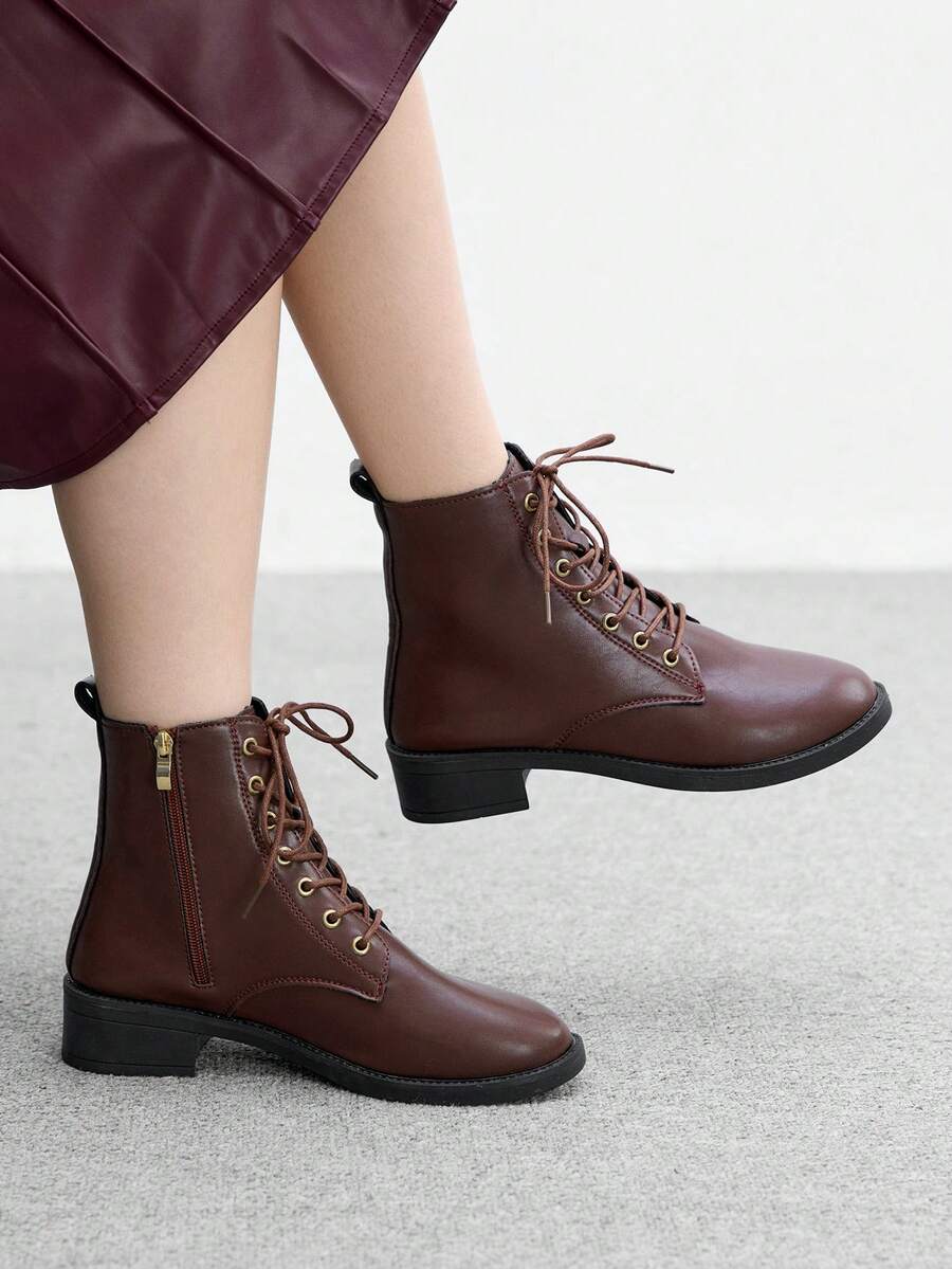 CUCCOO BIZCHIC New Women Retro Style Ankle Boots