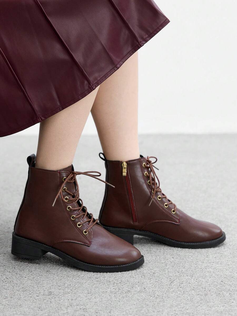 CUCCOO BIZCHIC New Women Retro Style Ankle Boots
