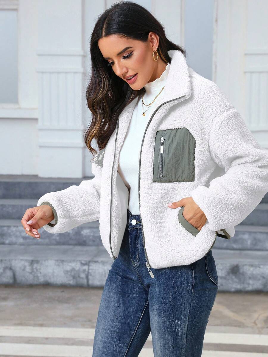 Women's Casual Faux Fur Jacket For Autumn/Winter