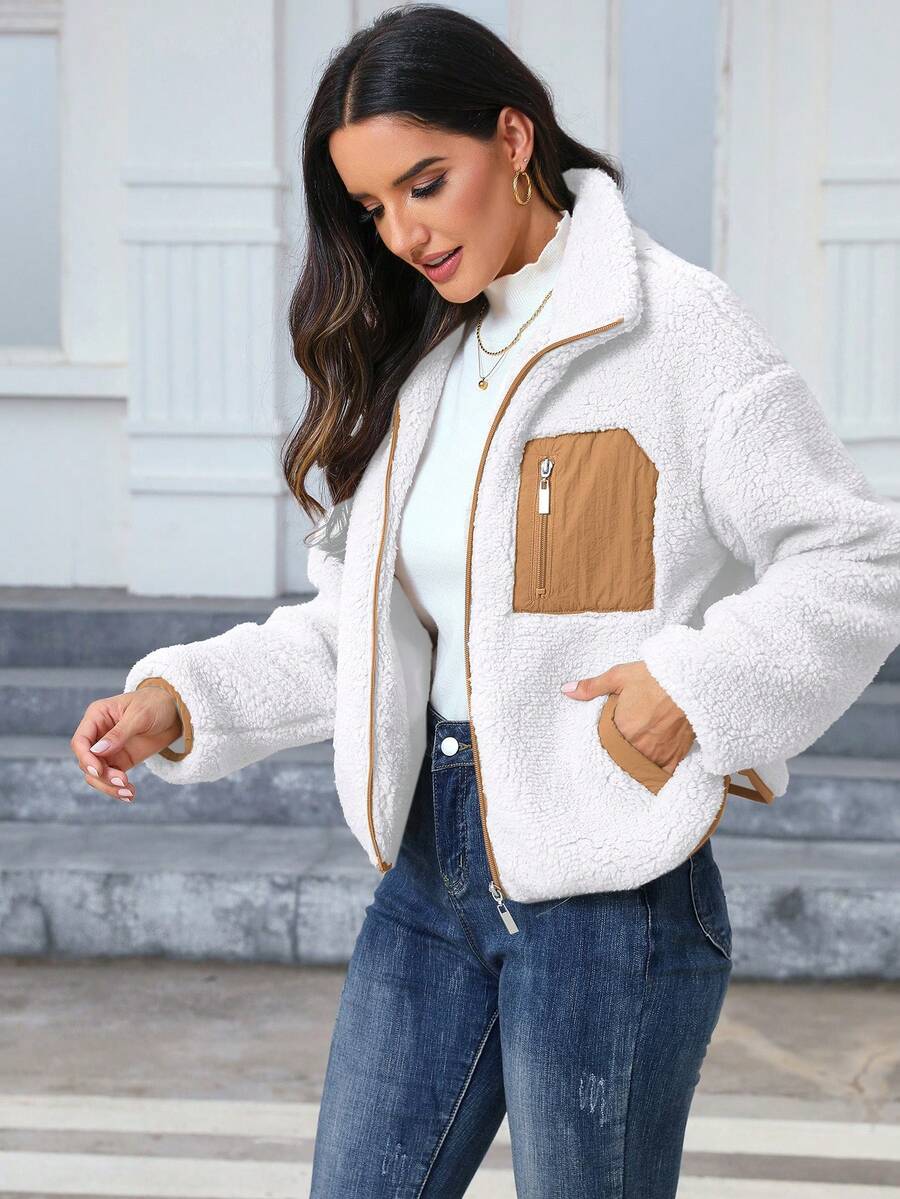 Women's Casual Faux Fur Jacket For Autumn/Winter