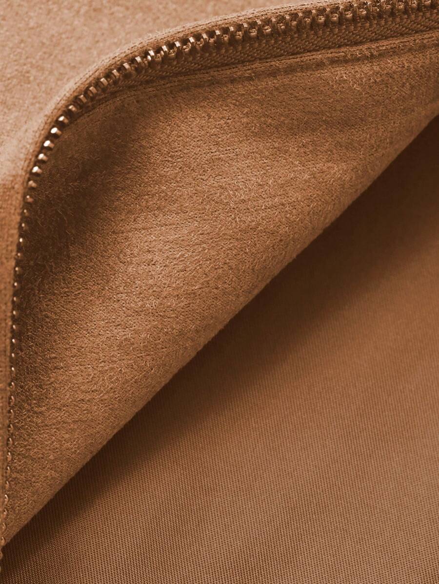 DAZY Men's Solid Black Suede Fleece Jacket And Coat, Autumn, Grunge