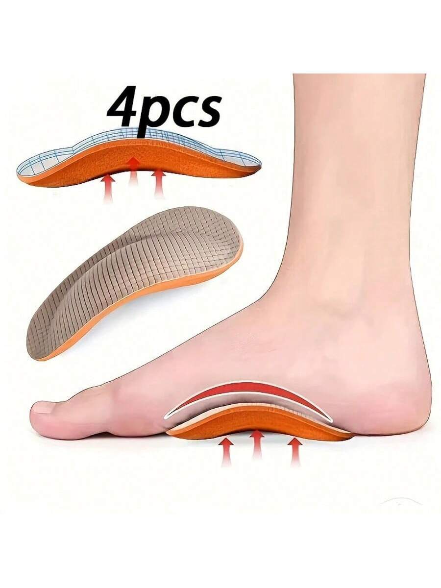 Comfortable Memory Foam Insoles, Heel Cup Insert For Men
