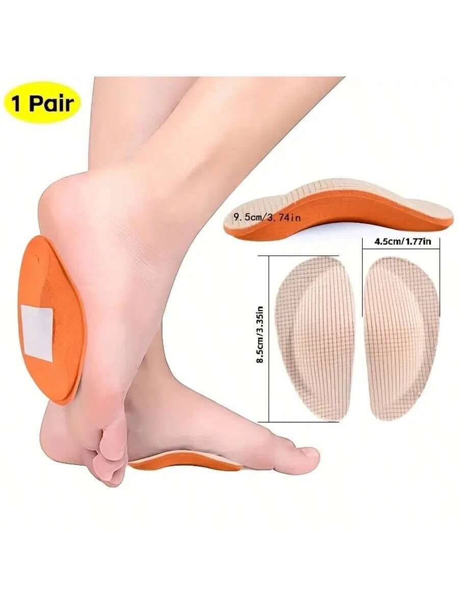 Comfortable Memory Foam Insoles, Heel Cup Insert For Men