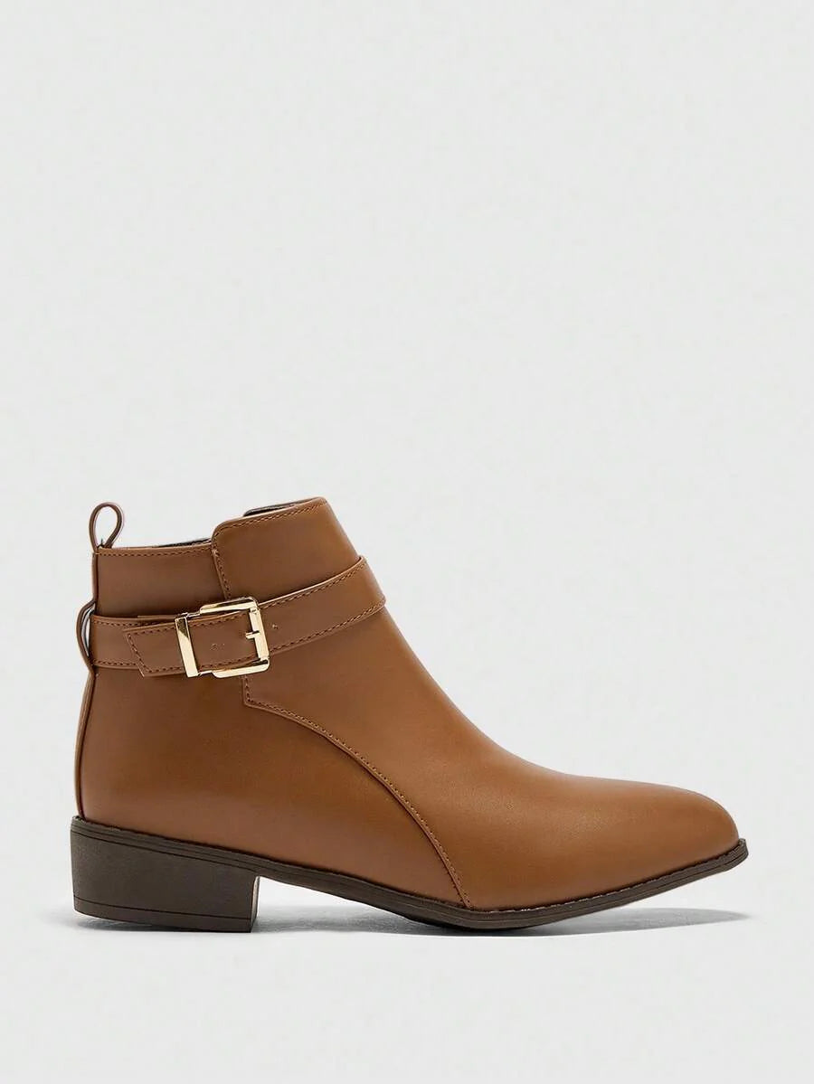 CUCCOO BIZCHIC New Women Retro Style Ankle Boots