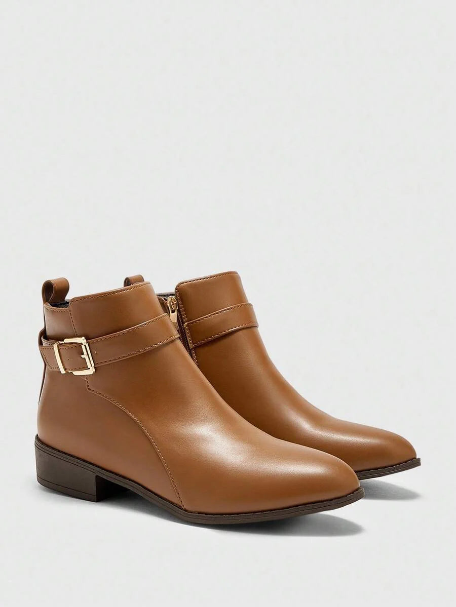 CUCCOO BIZCHIC New Women Retro Style Ankle Boots