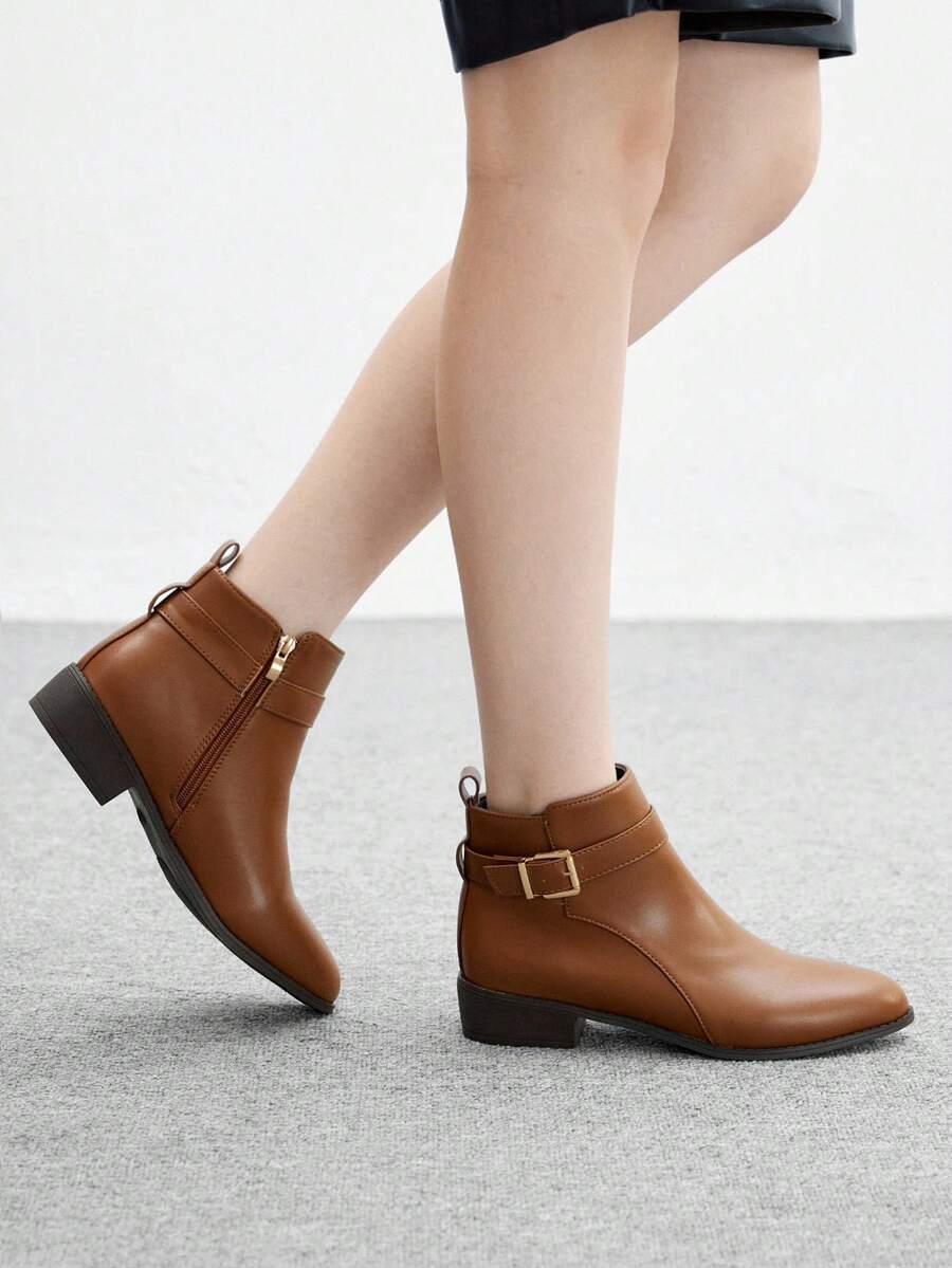 CUCCOO BIZCHIC New Women Retro Style Ankle Boots