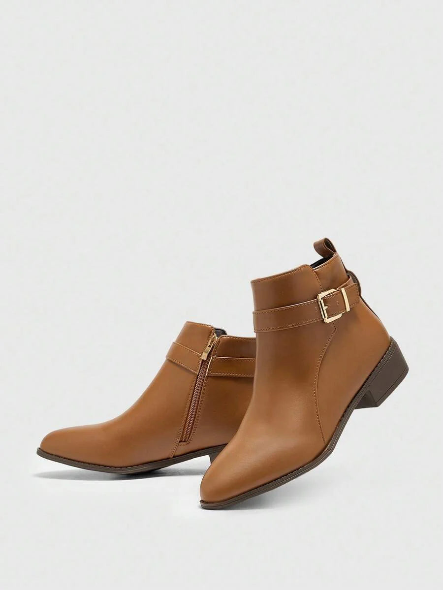 CUCCOO BIZCHIC New Women Retro Style Ankle Boots