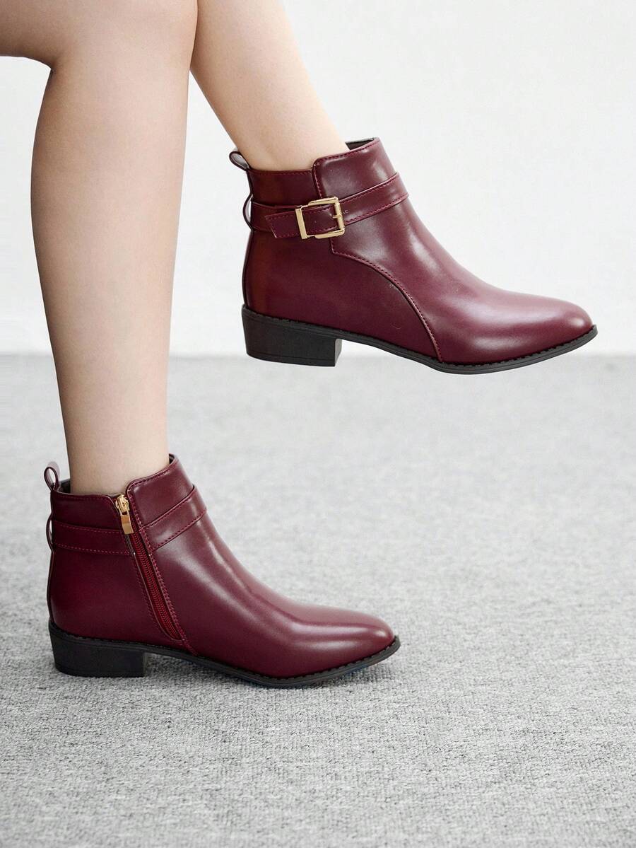 CUCCOO BIZCHIC New Women Retro Style Ankle Boots