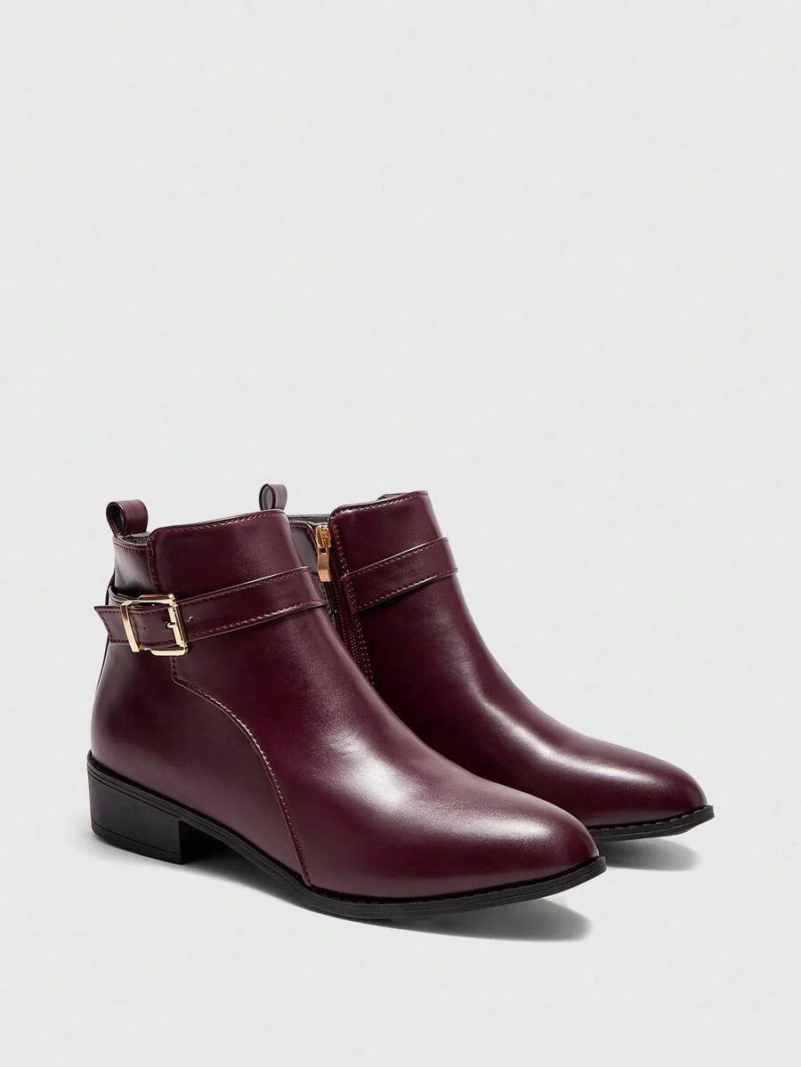 CUCCOO BIZCHIC New Women Retro Style Ankle Boots