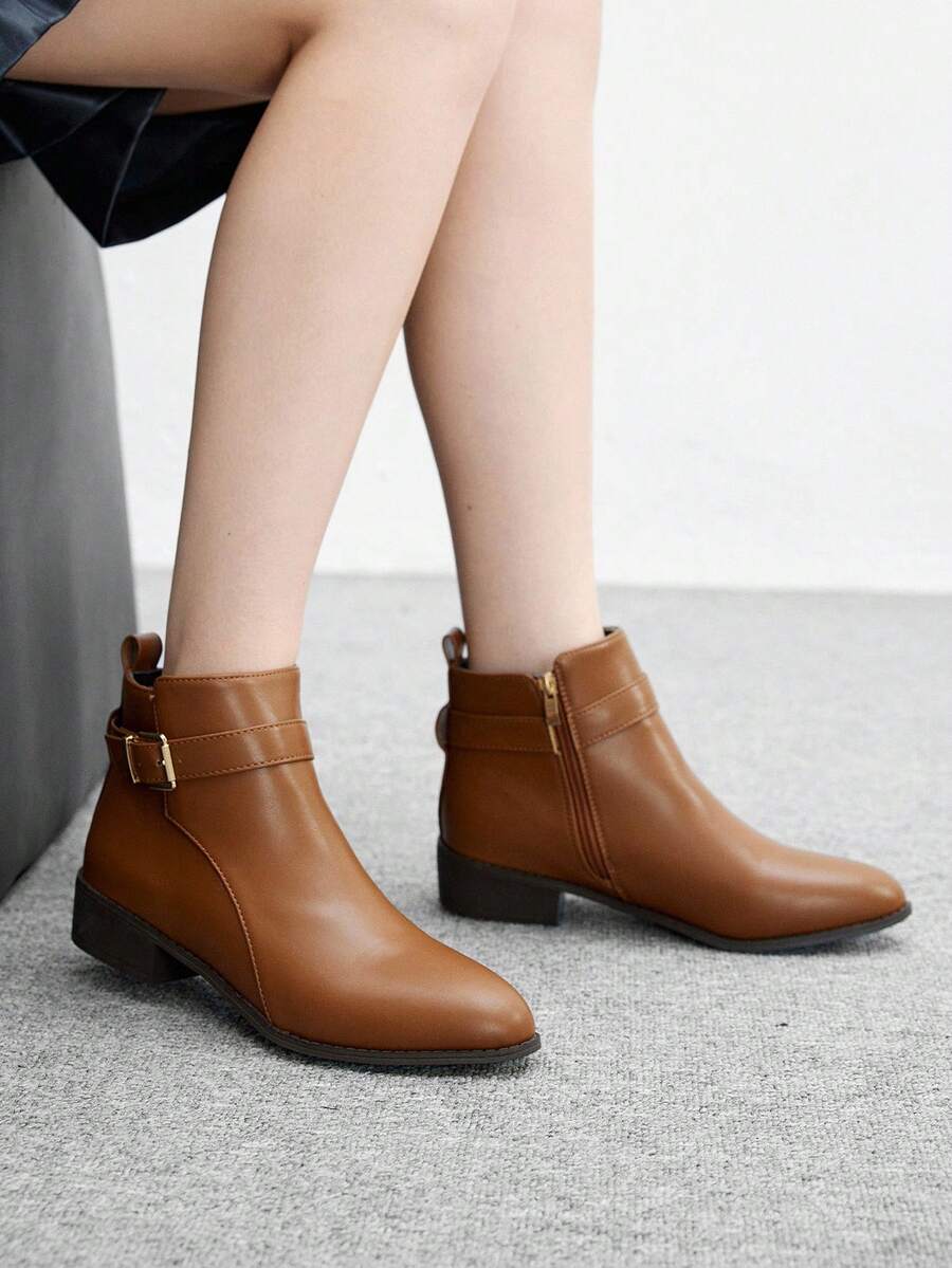 CUCCOO BIZCHIC New Women Retro Style Ankle Boots