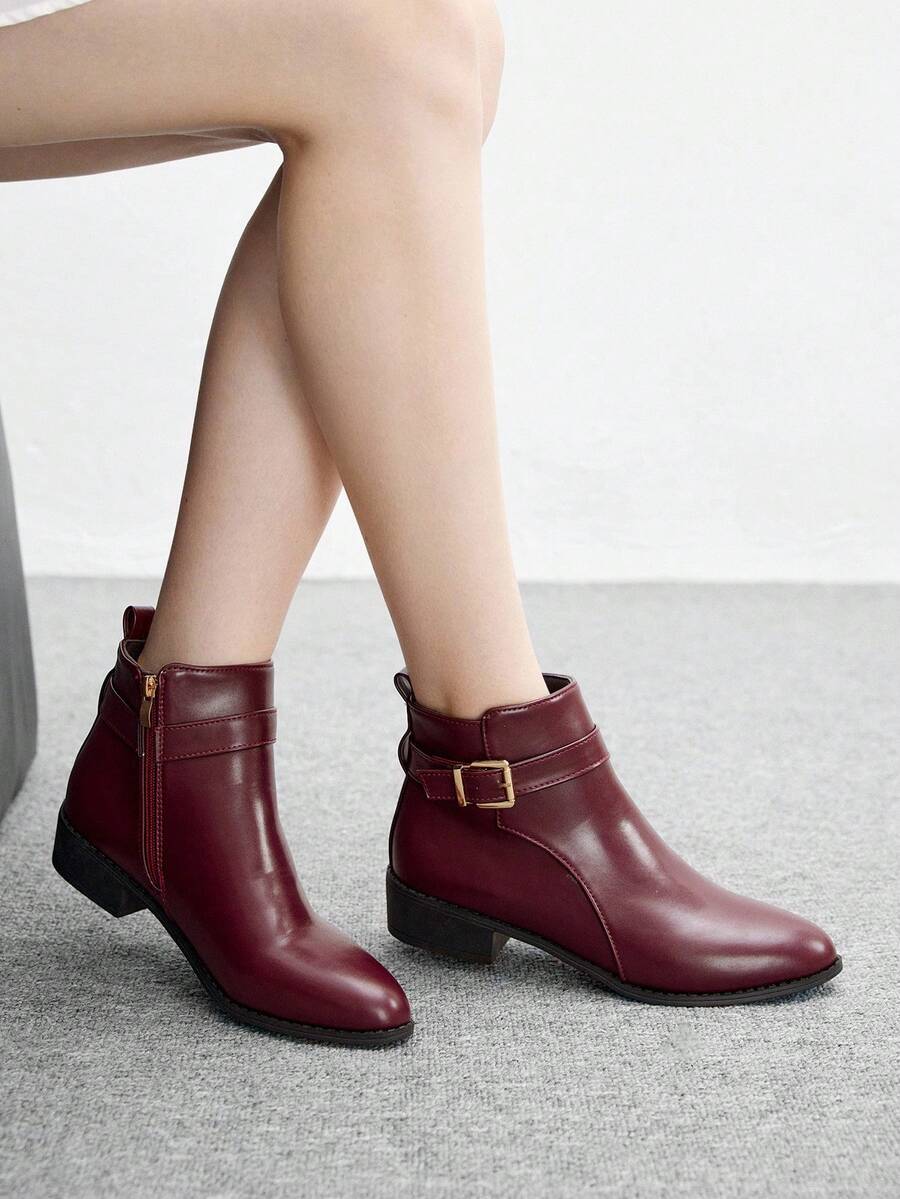 CUCCOO BIZCHIC New Women Retro Style Ankle Boots