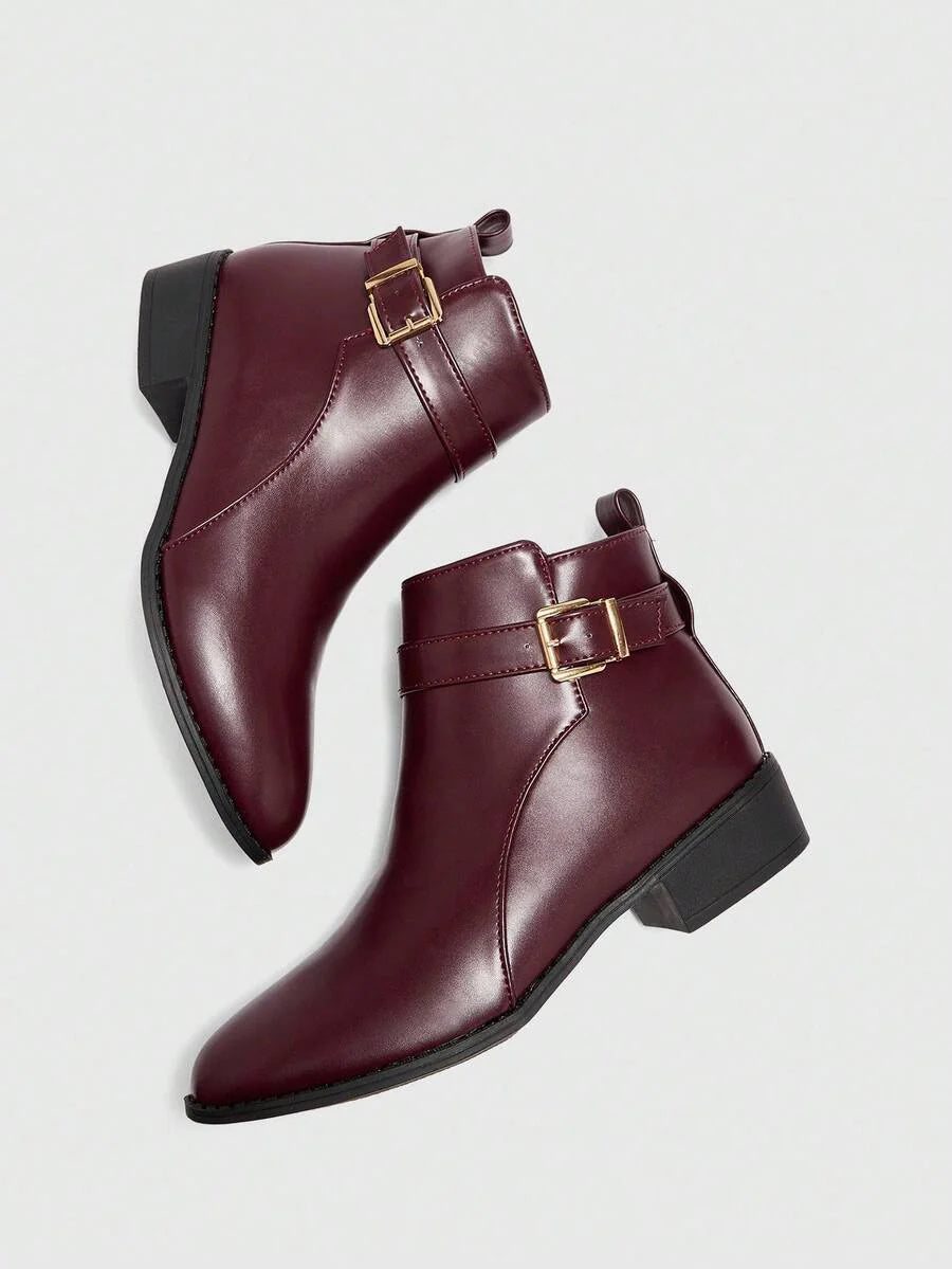 CUCCOO BIZCHIC New Women Retro Style Ankle Boots