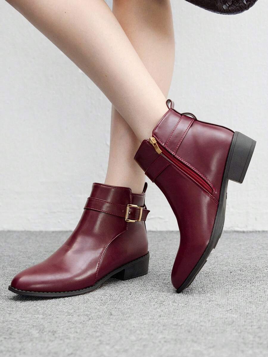 CUCCOO BIZCHIC New Women Retro Style Ankle Boots